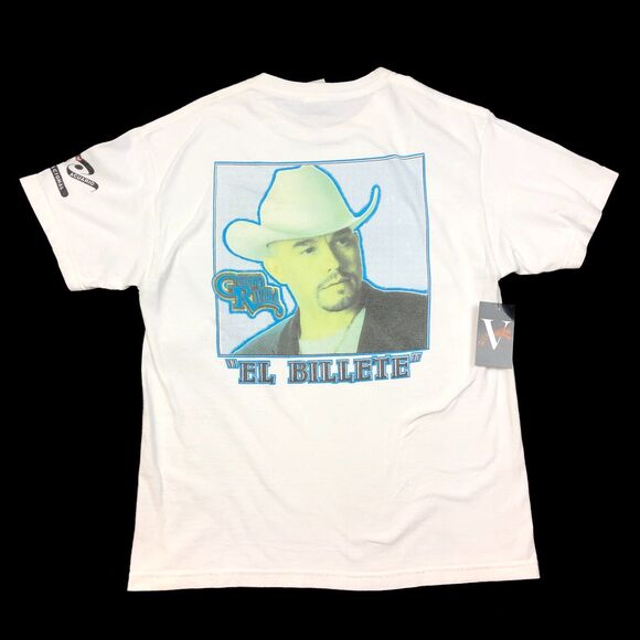 Gustavo Rivera El Billete Concert Tour Merch Tee T Shirt Size Large L White B7 - Picture 1 of 5